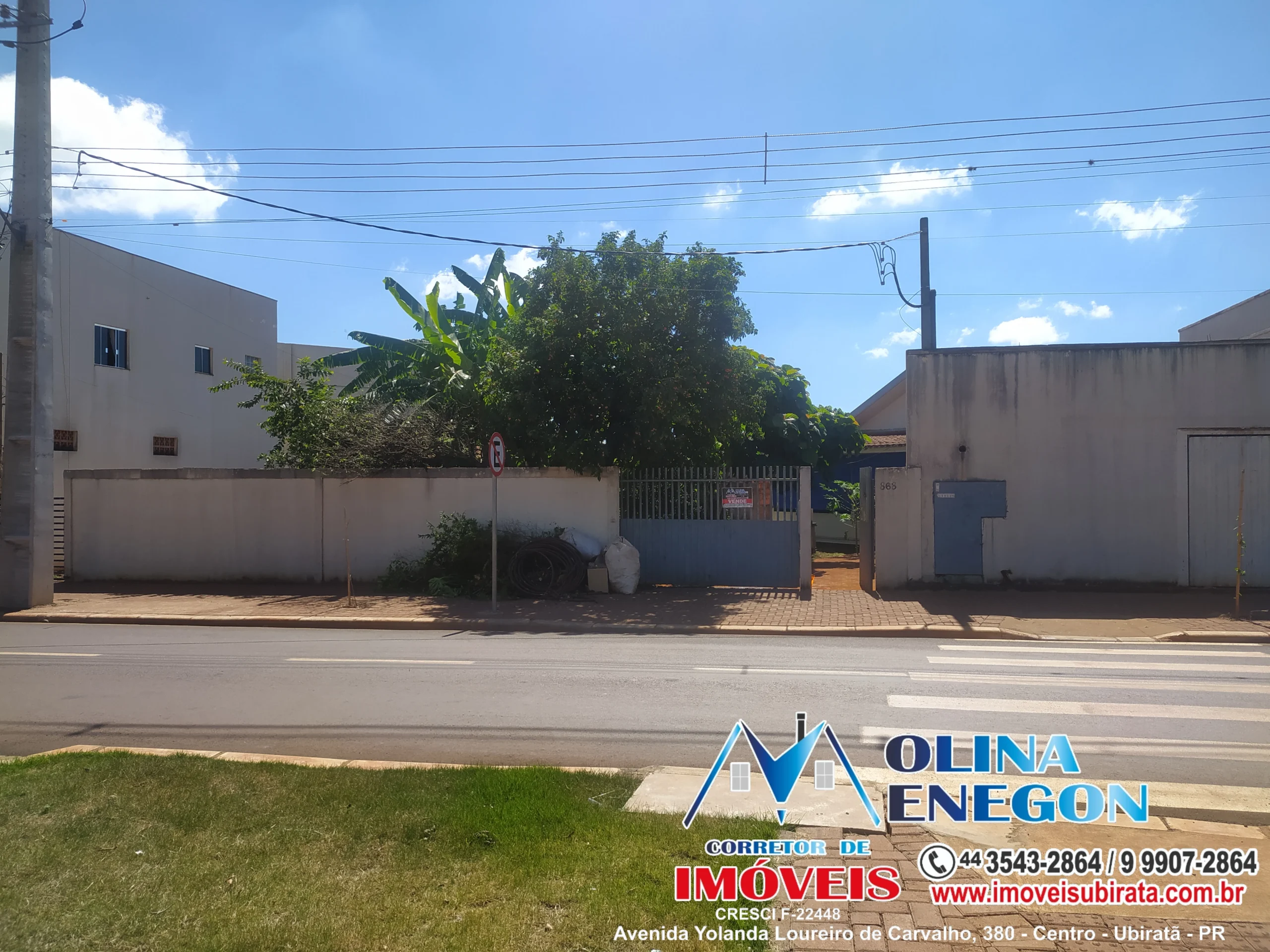 Imagem da Frente do Imóvel em Ubiratã-PR Imóvel Comercial e Residencial em Ubiratã-PR!